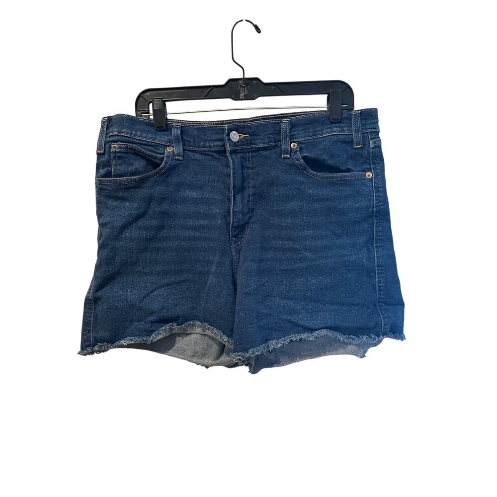 Women’s Levi’s Signature Heritage High Rise Jean Shorts. Size 18